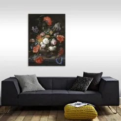 Tavla Art for the Home Blommor Stilleben Flerfärgad