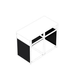 Täcksidor Skotte Kitchen 1208Svart 4-Pack 650mm Till Utekök