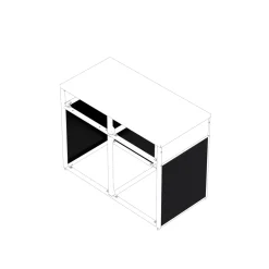 Täcksidor Skotte Kitchen 1208Svart 4-Pack 650mm Till Utekök