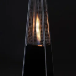 Terassvärmare Fornorth Pyramid 13kW Gasdriven SvartSvart