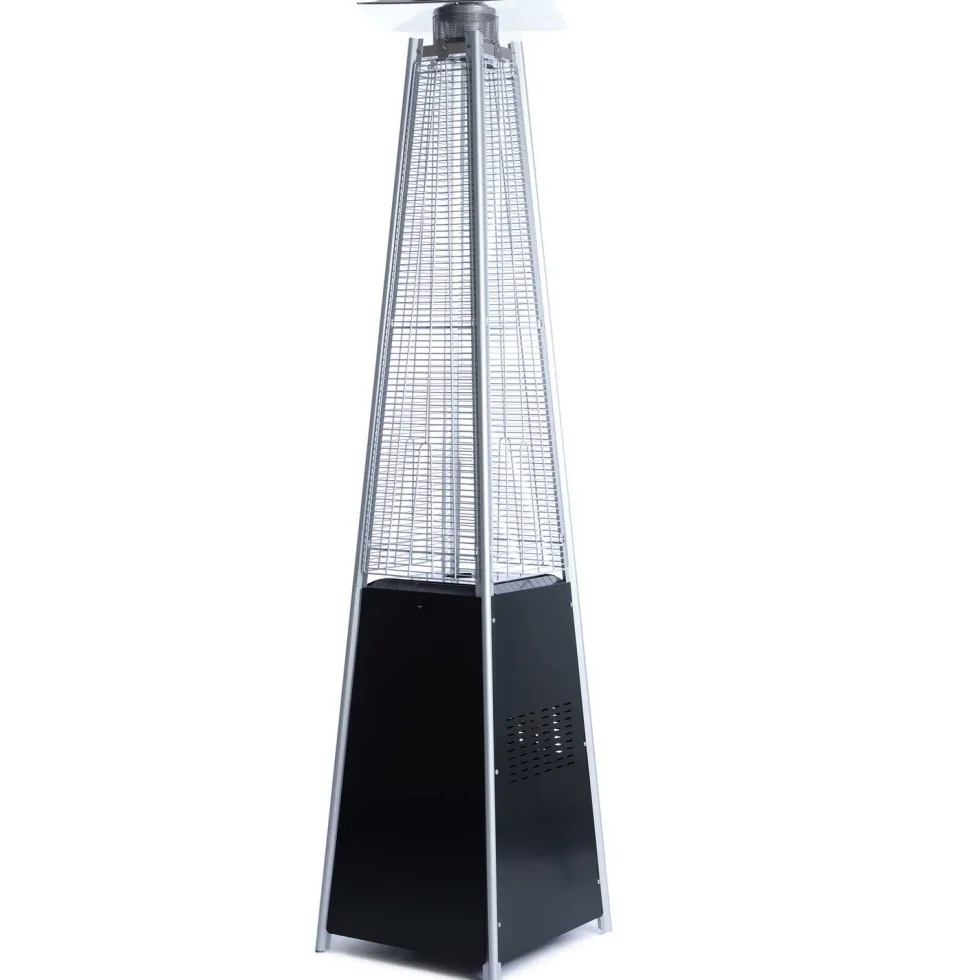 Terassvärmare Fornorth Pyramid 13kW Gasdriven SvartSvart