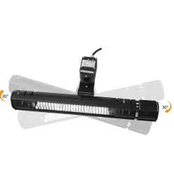Terassvärmare Heat1 2000W Svart Med Svängning