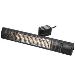 Terassvärmare Heat1 2000W Svart Med Svängning