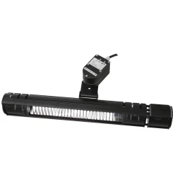 Terassvärmare Heat1 2000W Svart Med Svängning