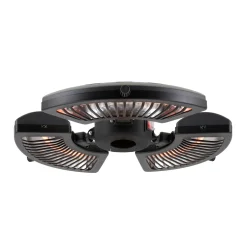 Terassvärmare Hortus Parasoll 800/1600/2400 W Svart
