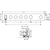 Termostatmodul Axor ShowerSolutions Select 600/90 4 Funktioner