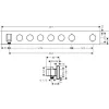 Termostatmodul Axor ShowerSolutions Select 670/90 5 Funktioner