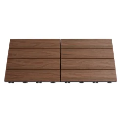 Terrassplatta Hortus Komposit 30X30 cm Teak 4-Pack