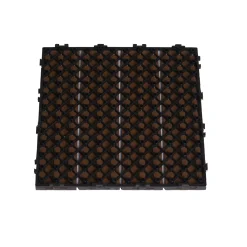 Terrassplatta Hortus Komposit 30X30 cm Teak 4-Pack