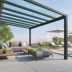 Terrasstak Canopia by Palram Stockholm Antracitgrå