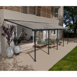 Terrasstak Canopia by Palram Feria Antracit 26,9 m²