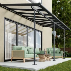 Terrasstak Canopia by Palram Sierra Antracit 10,35 m²