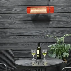 Terrassvärmare HEAT1 ECO High-line 2000W Röd