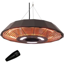 Terrassvärmare Hortus Hängande UFO 2000 W HA inkl. Fjärrkontroll