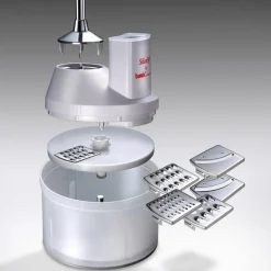 Tillbehör Stavmixer Bamix SliceSy Multifunktionsmaskin Vit