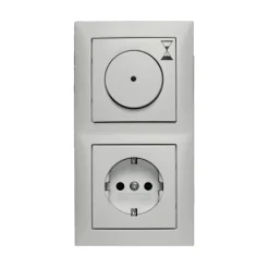 Timerkit Hager Komplett Infälld med 1-vägsuttag 1-60 min 1500 W 6 A S.1