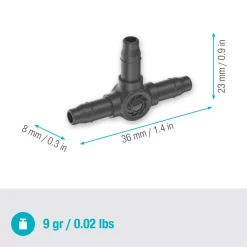 T-koppling Gardena Micro-Drip 4,6 mm (3/16")