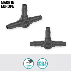 T-koppling Gardena Micro-Drip 4,6 mm (3/16