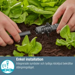 T-koppling Gardena Micro-Drip med Spridarfäste 13 mm (1/2")