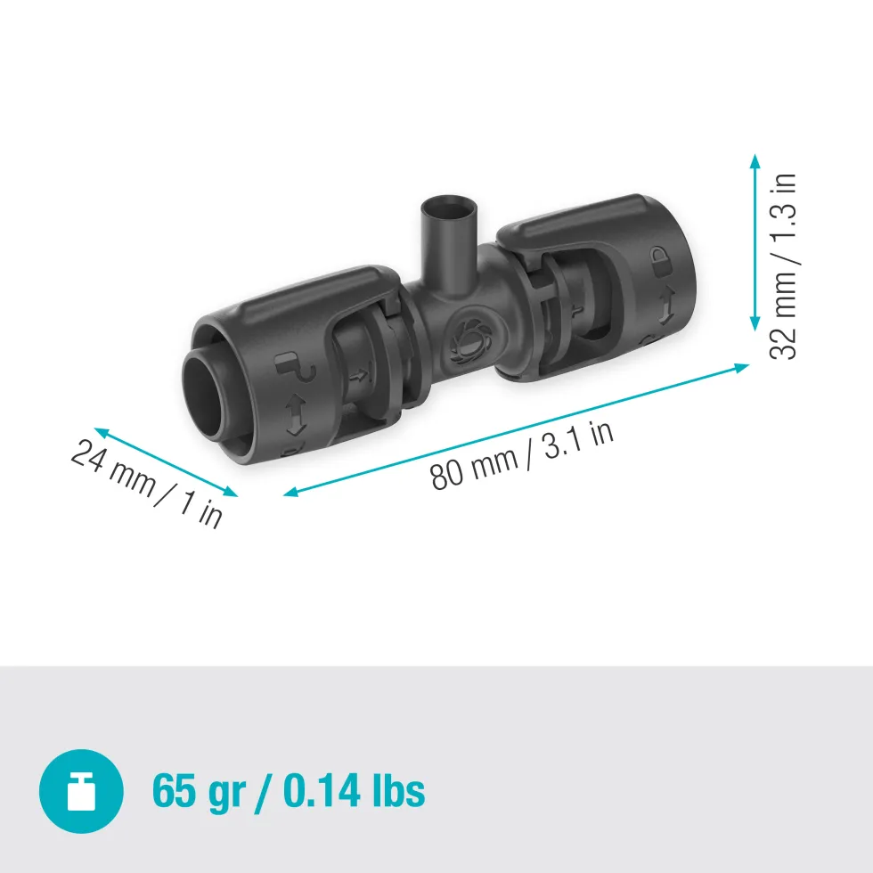 T-koppling Gardena Micro-Drip med Spridarfäste 13 mm (1/2")