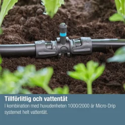 T-koppling Gardena Micro-Drip med Spridarfäste 13 mm (1/2