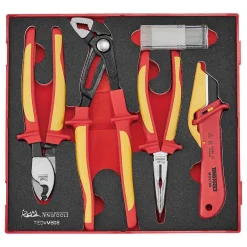 Tångsats Teng Tools 8-delars & Kniv för 1000 V EDVMB08