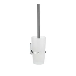 Toalettborste Smedbo Pool ZK333 Krom/Frostat Glas
