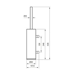 Toalettborste Tapwell TA220