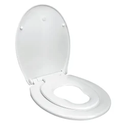 Toalettsits Arrow Duo Seat Mjukstängande Hårdsits