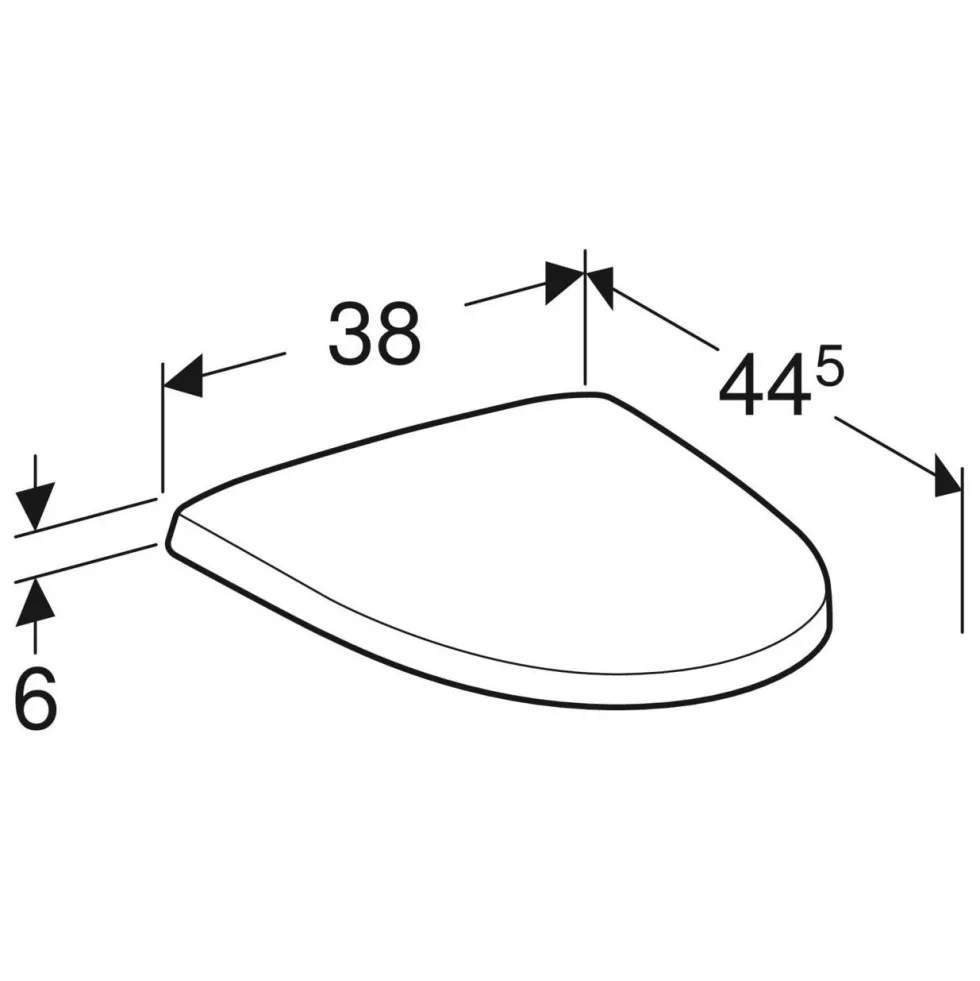 Toalettsits Ifö Pala Hårdsits