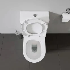 Toalettstol Duravit D-Neo 200209 Rimless med Mjukstängande Hårdsits