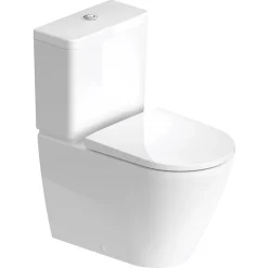 Toalettstol Duravit D-Neo 200209 Rimless med Mjukstängande Hårdsits