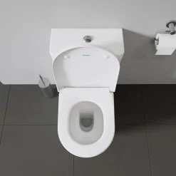 Toalettstol Duravit D-Neo 200209 Rimless med Mjukstängande Hårdsits