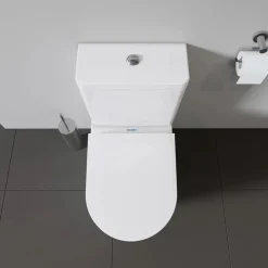 Toalettstol Duravit D-Neo 200209 Rimless med Mjukstängande Hårdsits