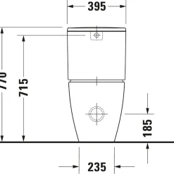 Toalettstol Duravit Me by Starck 217009