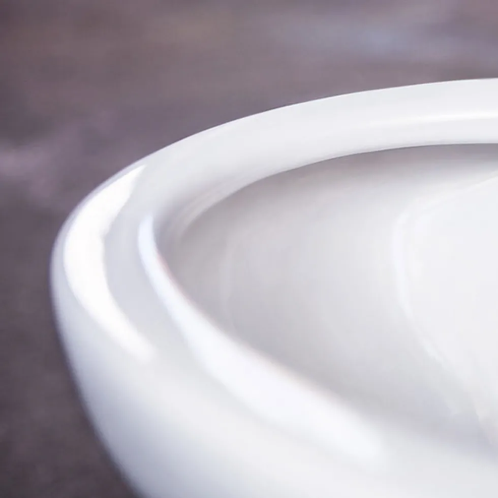 Toalettstol Gustavsberg Estetic 8300 Hygienic FlushVit, Mjukstängande Hårdsits Vit