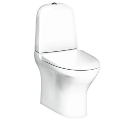 Toalettstol Gustavsberg Estetic 8300 Hygienic FlushVit, Mjukstängande Hårdsits Vit