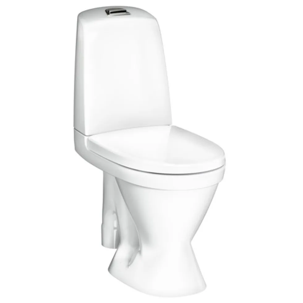 Toalettstol Gustavsberg Nautic 1591 Hygienic Flush Stor Fot