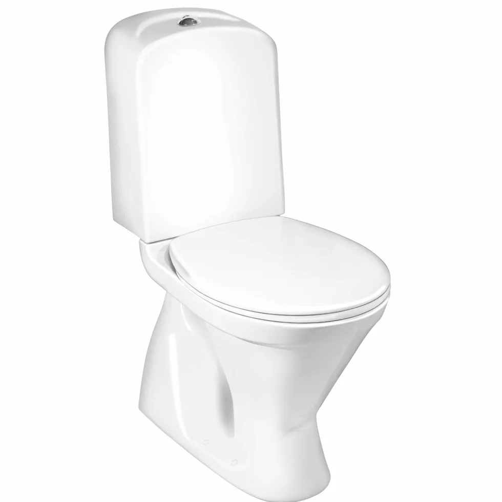 Toalettstol Gustavsberg Nordic3 3500 Vit Mjuksits