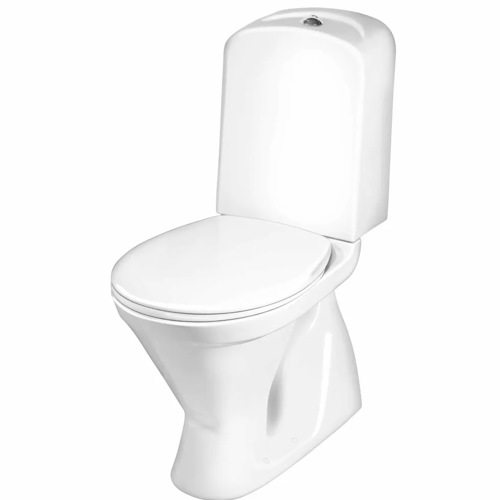 Toalettstol Gustavsberg Nordic3 3500 Vit Mjuksits