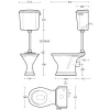 Toalettstol Imperial Astoria Deco LL