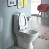 Toalettstol Laufen Kompas 825151 Rimless med Dolt S-lås för Limning inkl Mjuksits