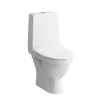 Toalettstol Laufen Kompas 825153 Rimless för Limning inkl Mjuksits