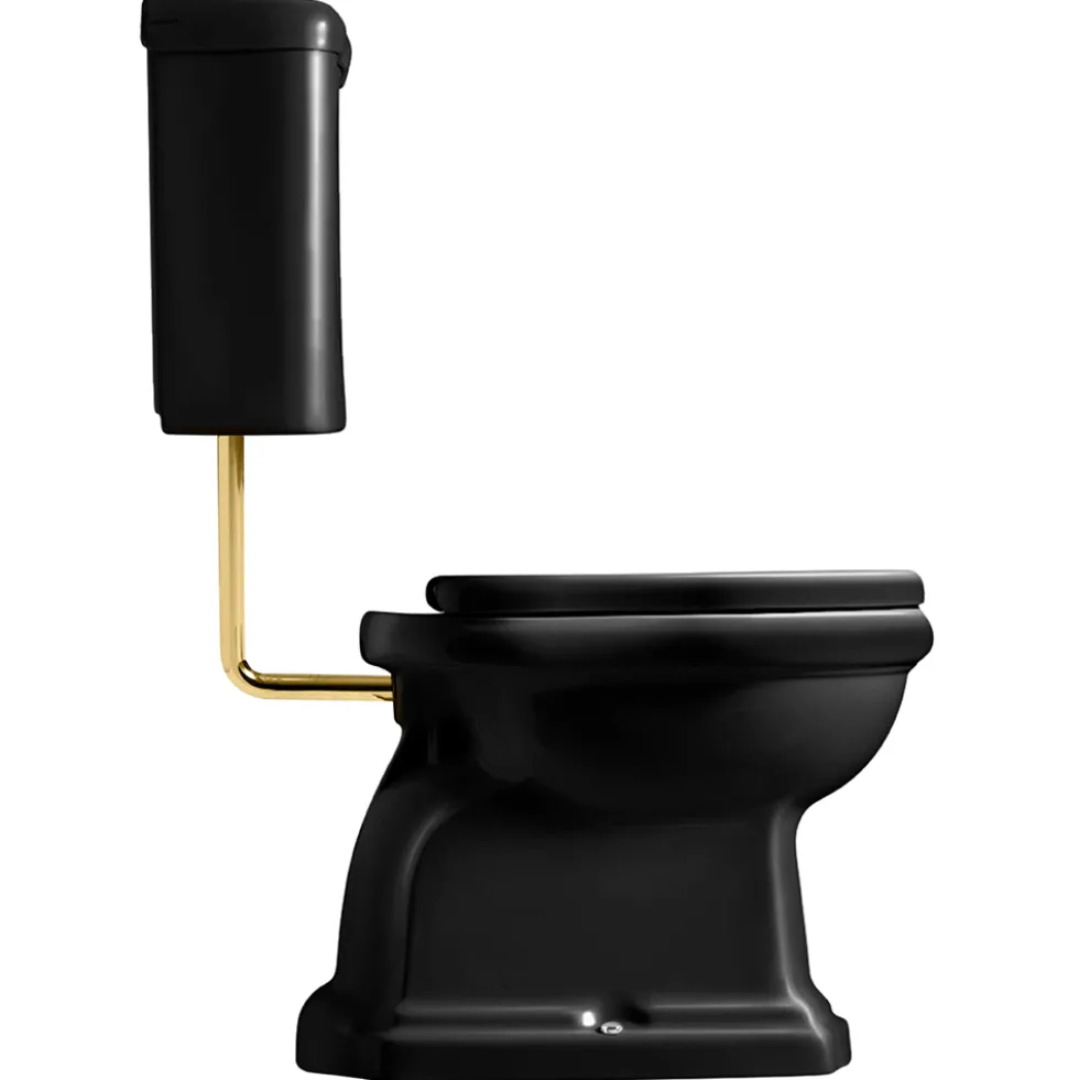 Toalettstol Lavabo Retro LOW P-lås