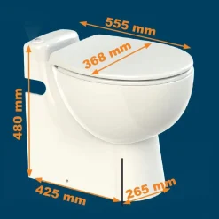 Toalettstol Saniflo Sanicompact Pro Silence ECO+