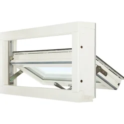 Topturnfönster Svenska Fönster 3-Glas Aluminiumbeklätt Trä