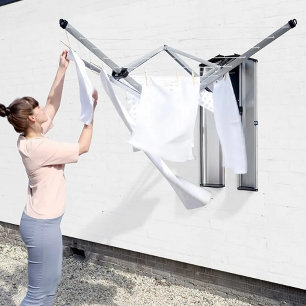 Torkvinda Brabantia WallFix 24 m + Skyddsbox