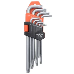 Torx Nyckelsats Boxer 9-delar CR.V-stål