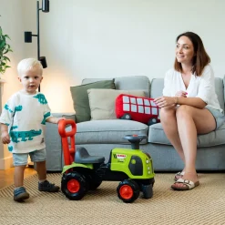 Traktor Falk Claas Med Ratt, Tuta & Tryckhandtag
