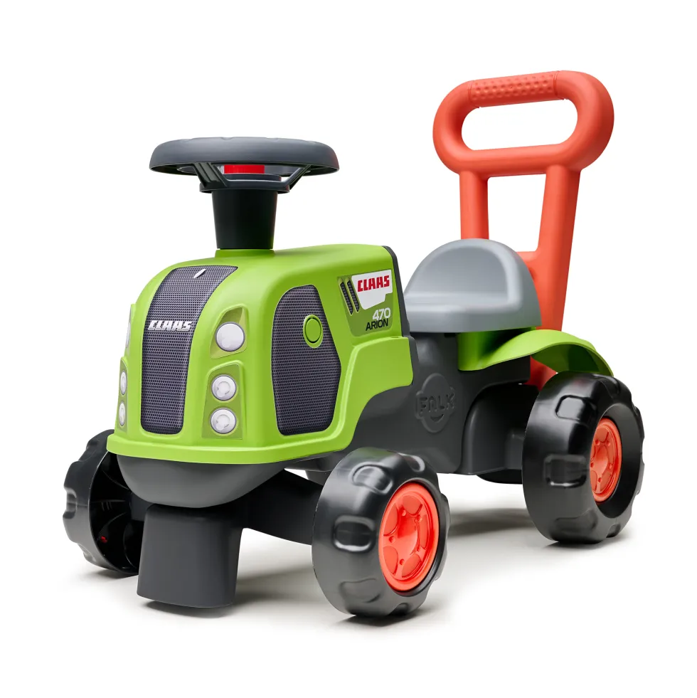 Traktor Falk Claas Med Ratt, Tuta & Tryckhandtag
